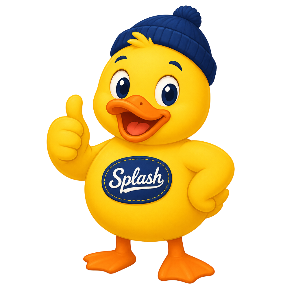 Splash the Duck mascot